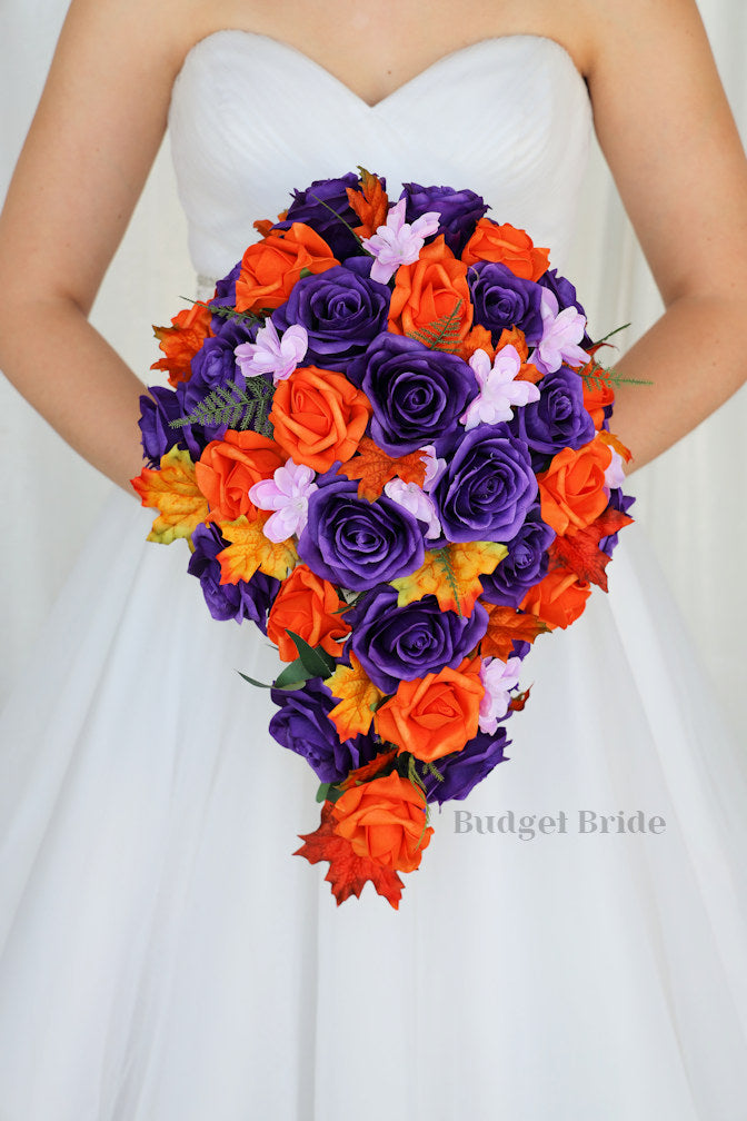 Purple Wedding Bouquet / – Budget-Bride