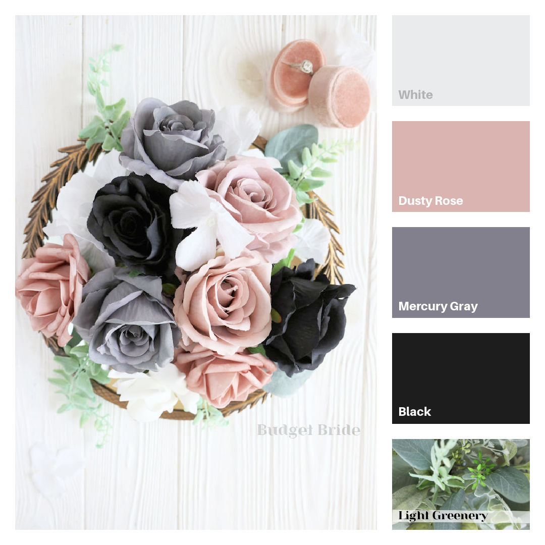 Navy Dark Pink Light Pink Grey Color Palette