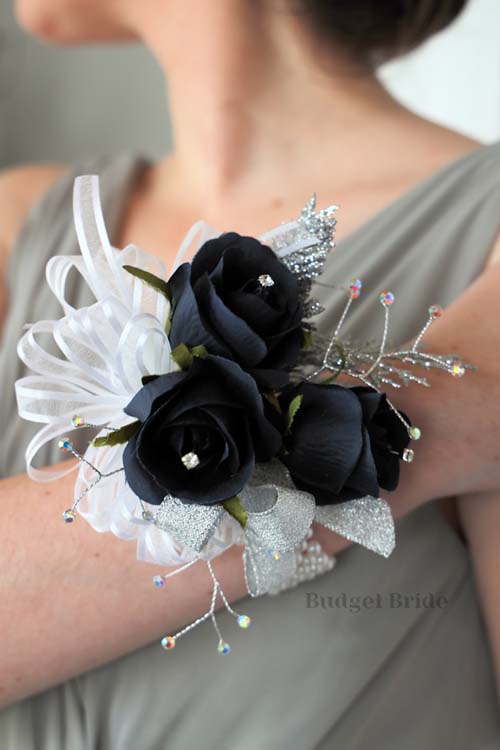 strapless open back dress Corsage Prom Graduation & Wedding Flowers McKinney Frisco TX main image 1