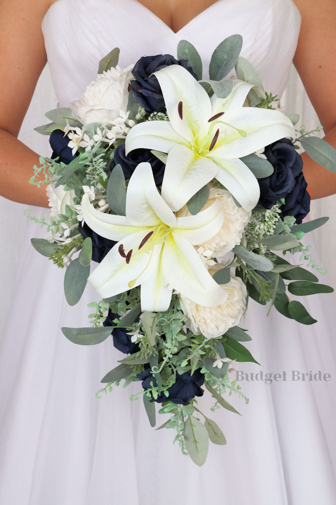 asiatic lily wedding bouquets Jillian Collection #2021183