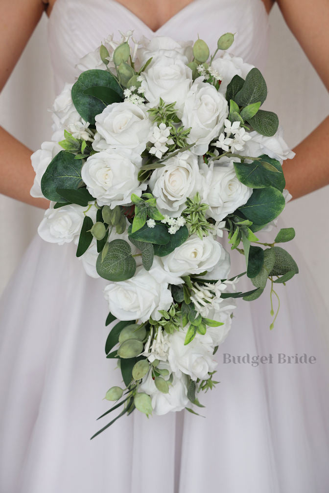 All White Wedding Flowers / – Budget-Bride