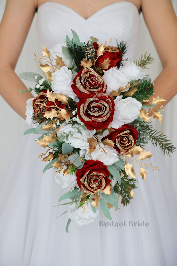 Winter Theme Wedding Bouquet / Budget-Bride Winter Theme Wedding Bouquet / Budget-Bride