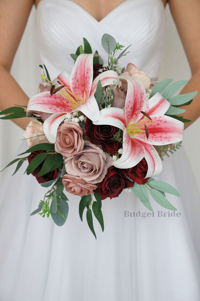 Stargazer Lily Wedding Flowers / – Budget-Bride