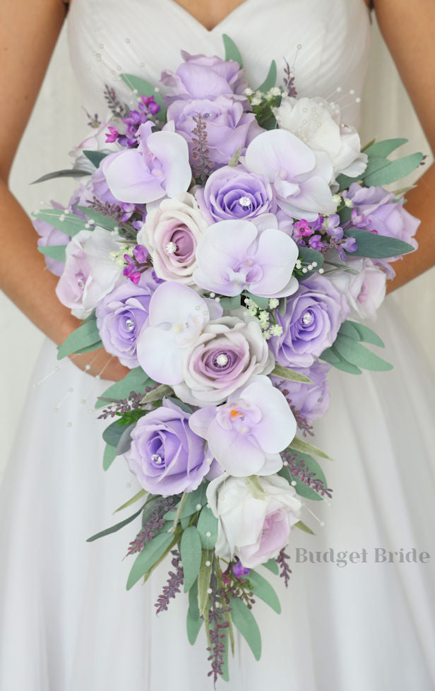 Lavender and Wisteria Brides Bouquet /  Budget-Bride