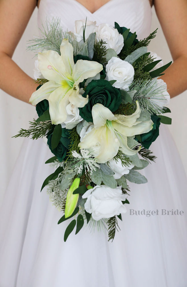 Emerald Green Wedding Bouquet / Budget-Bride Emerald Green Wedding Bouquet / Budget-Bride