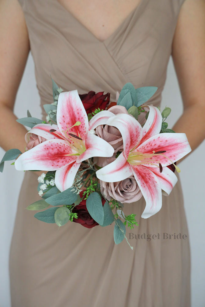 Stargazer Lily Wedding Flowers / – Budget-Bride