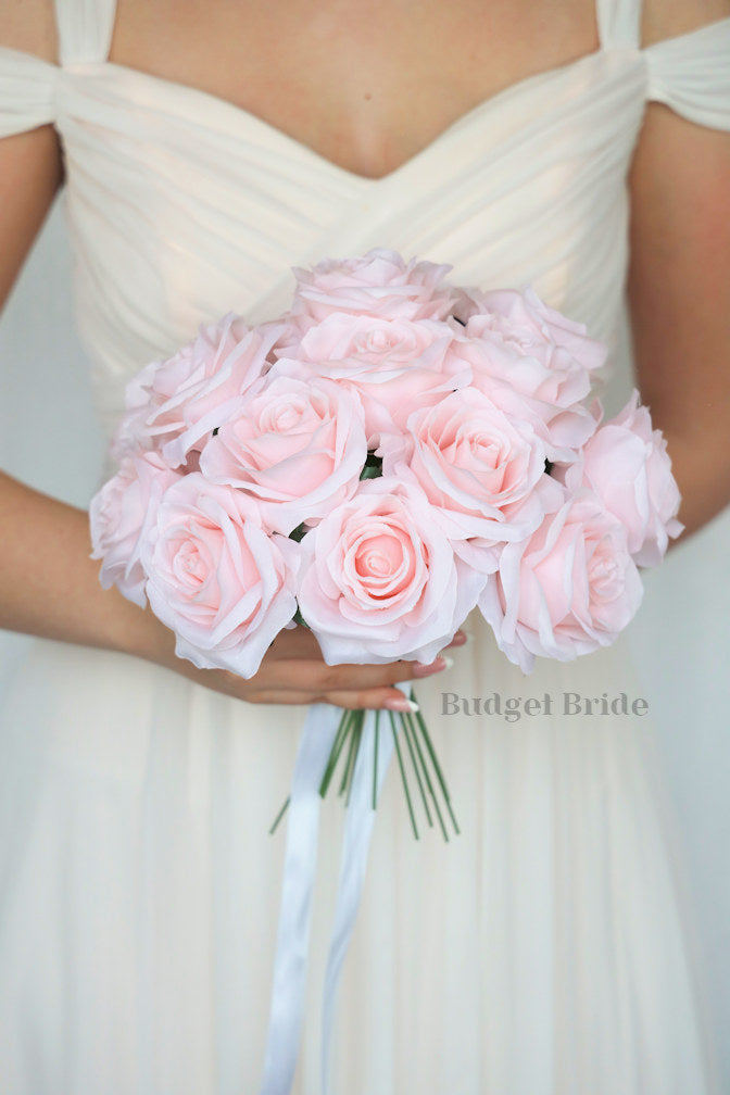 15 Pale Pink Rose Stems - $90.00