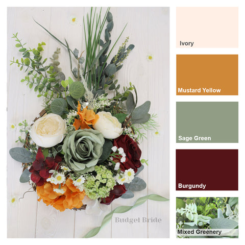 Wooded Wildflower Color Palette - $250 Wildflower Package