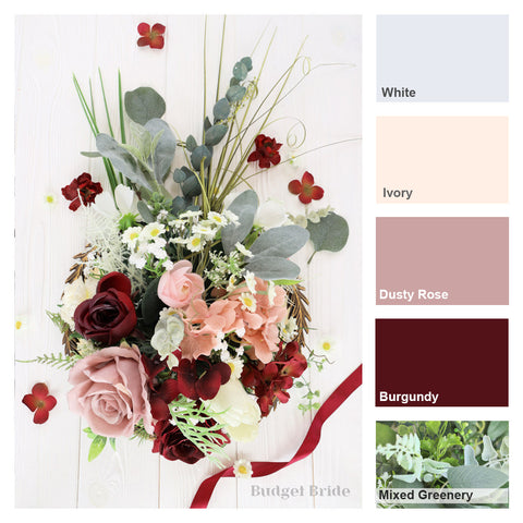 Claret Wildflower Color Palette - $250 Wildflower Package