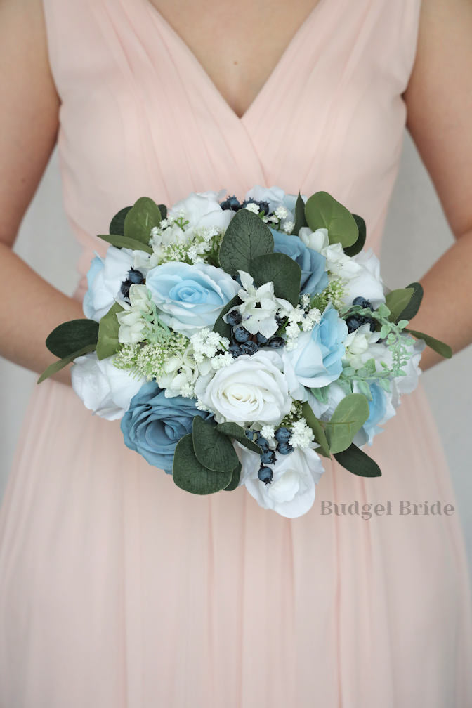 princess polly baby blue dress Charmeuse Tank V-Neck Bridesmaid Dress with Slit