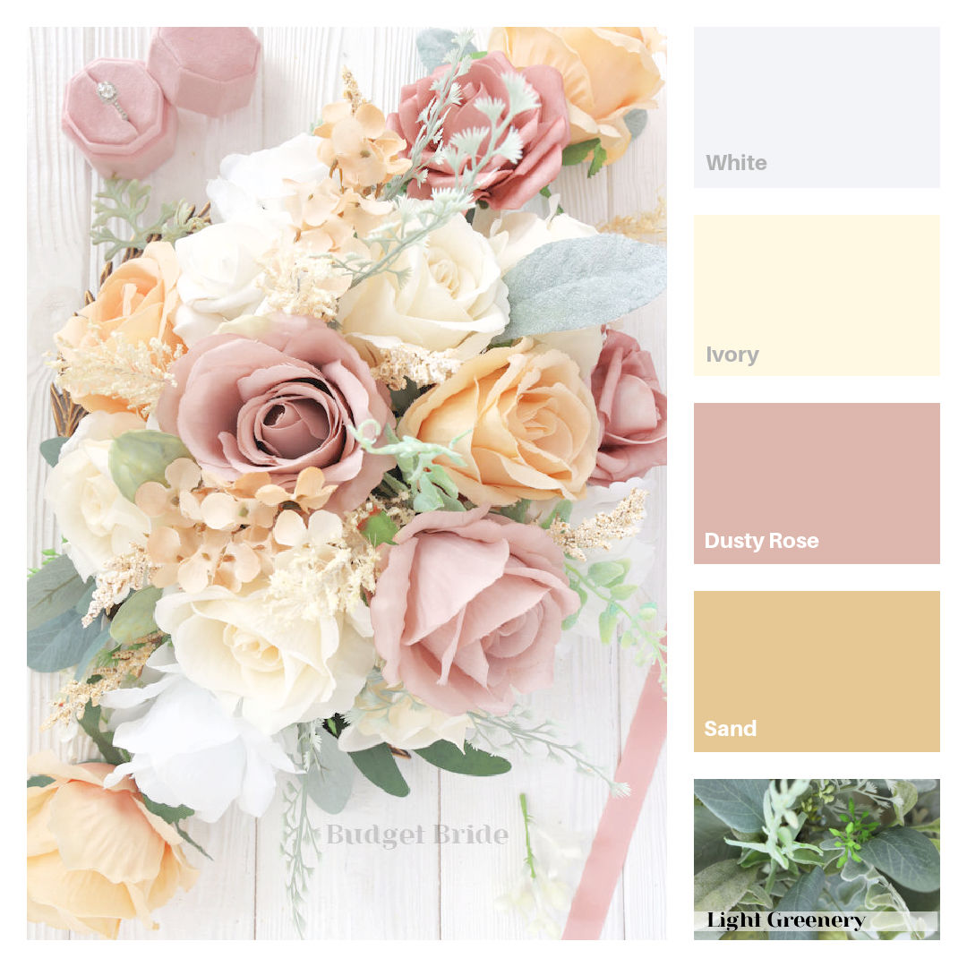 Dusty Rose 2020 Wedding Trends Colors Palette Bride Colors Sage