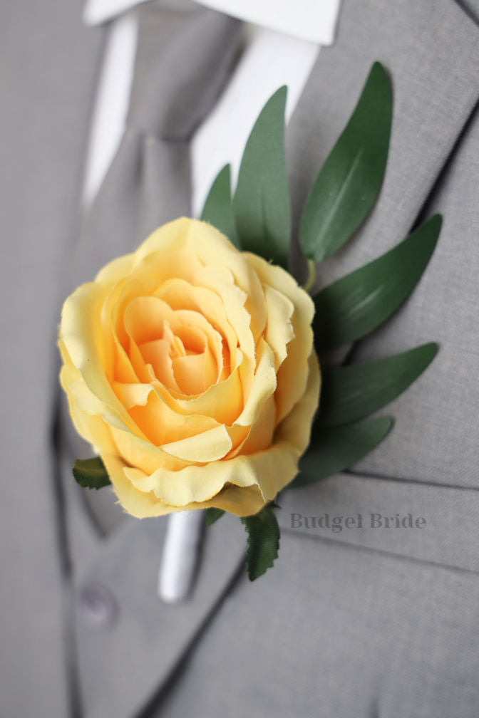 Sunflower Yellow Wedding Flower Bouquet / – Budget-Bride