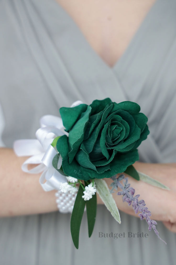 Green and Plum Wedding Bouquet / Budget-Bride Green and Plum Wedding Bouquet / Budget-Bride