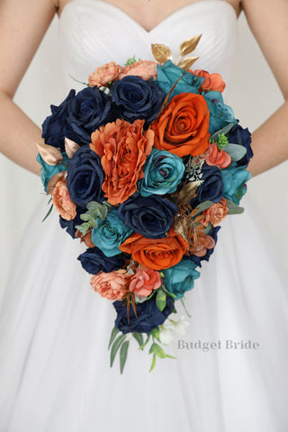 Orange Wedding Bouquets - Cheap Wedding Flowers Tagged "navy blue" Budget-Bride Orange Wedding Bouquets - Cheap Wedding Flowers Tagged "navy blue" Budget-Bride
