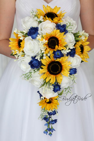 Yellow Wedding Bouquets - Cheap Wedding Flowers – Tagged royal blue –  Budget-Bride