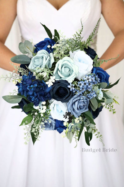 Blue Wedding Bouquet Blue Bouquet Bridal Bouquet Winter Wedding Blue Bridal Bouquet Wedding retailer Bouquets