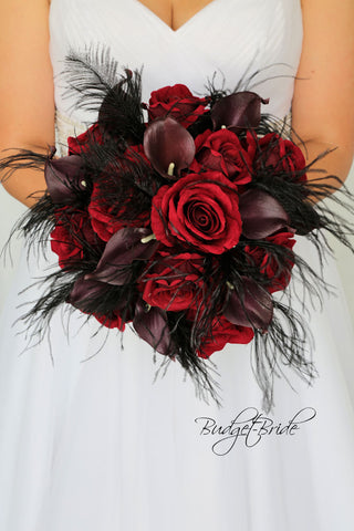 Black And Red Wedding Flowers  Flower guide, Black wedding
