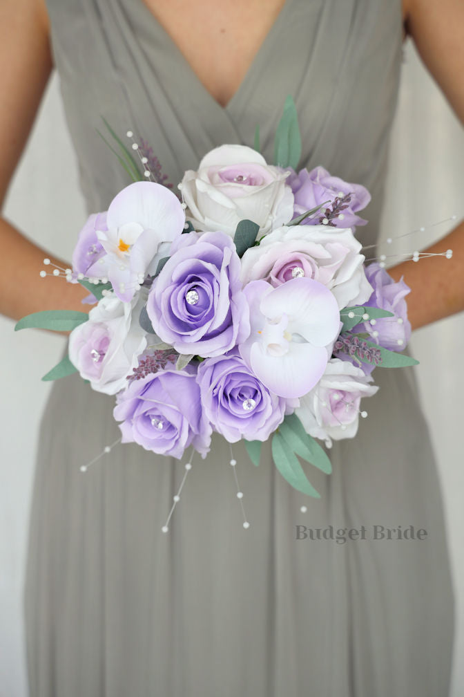 Lavender and Wisteria Brides Bouquet / – Budget-Bride