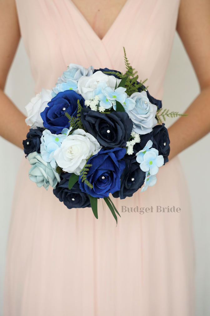 navy blue bridesmaid dresses with pink flowers Navy and Wine DIY Flower Kit | DIY Wedding Flowers