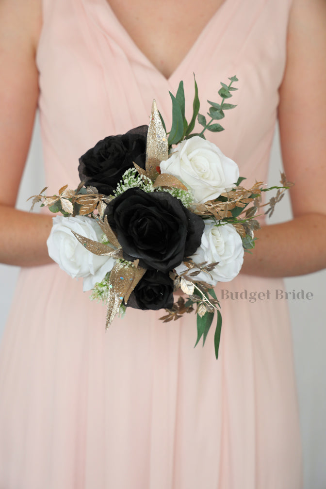 prom bouquet for gold dress Artificial Wedding in Black and - $45.00 Burgundy Sequins Bridesmaid Dresses makeup table with drawers Size:ONE FREE SIZE:  FITS MOST S-XL Some Rush Orders will